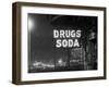 Drug Store Sign-null-Framed Photographic Print