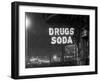 Drug Store Sign-null-Framed Photographic Print