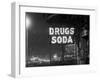 Drug Store Sign-null-Framed Photographic Print