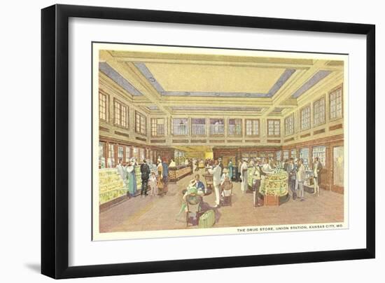 Drug Store, Union Station, Kansas City, Missouri-null-Framed Art Print