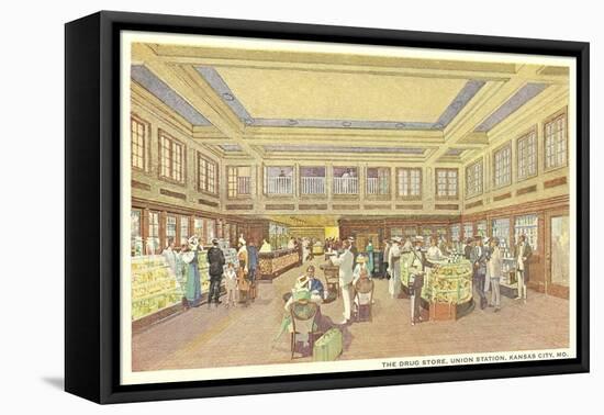 Drug Store, Union Station, Kansas City, Missouri-null-Framed Stretched Canvas