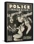 Drug Wars Dominate the Cover of Police Magazine-null-Framed Stretched Canvas