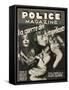 Drug Wars Dominate the Cover of Police Magazine-null-Framed Stretched Canvas