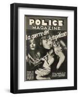 Drug Wars Dominate the Cover of Police Magazine-null-Framed Art Print