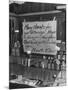 Drugstore Abandoned During World War II-null-Mounted Photographic Print