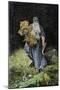 Druid Carrying Mistletoe and a Sickle-null-Mounted Giclee Print