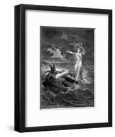 Druidess, Vercingetorix-Emile Bayard-Framed Art Print