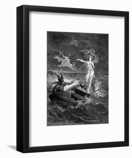 Druidess, Vercingetorix-Emile Bayard-Framed Art Print