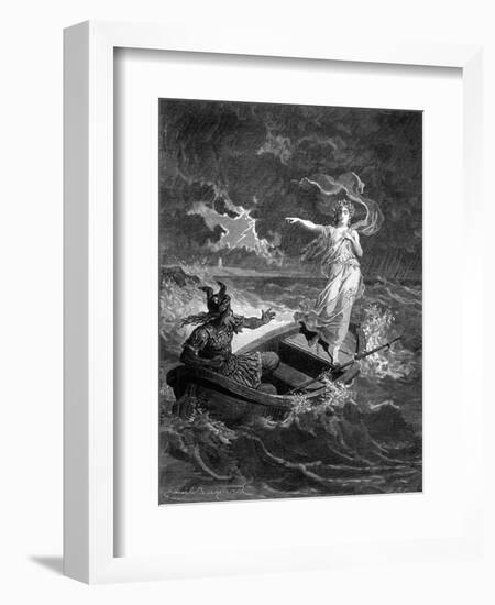 Druidess, Vercingetorix-Emile Bayard-Framed Art Print