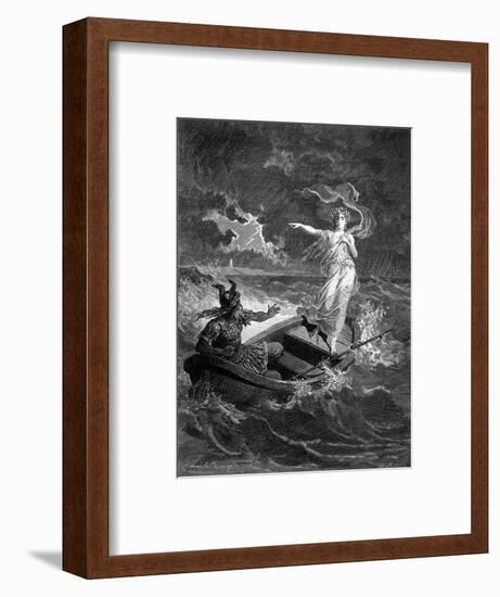 Druidess, Vercingetorix-Emile Bayard-Framed Art Print