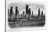 Druidical Stones, Callanish, Isle of Lewis, Western Isles, Scotland, 1902-null-Stretched Canvas