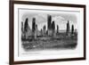 Druidical Stones, Callanish, Isle of Lewis, Western Isles, Scotland, 1902-null-Framed Giclee Print