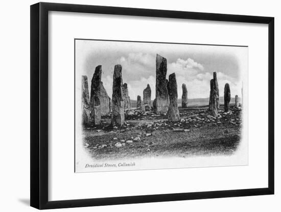 Druidical Stones, Callanish, Isle of Lewis, Western Isles, Scotland, 1902-null-Framed Giclee Print