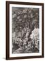 Druids Being Converted To Christianity-Middle Temple Library-Framed Photographic Print