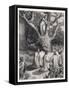 Druids Cut the Sacred Mistletoe-Jeanron-Framed Stretched Canvas