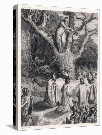 Druids Cut the Sacred Mistletoe-Jeanron-Stretched Canvas