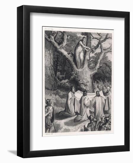 Druids Cut the Sacred Mistletoe-Jeanron-Framed Art Print