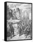 Druids Inciting the Britons to Oppose the Landing of the Romans, 43-null-Framed Stretched Canvas