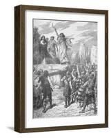 Druids Inciting the Britons to Oppose the Landing of the Romans, 43-null-Framed Giclee Print