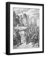 Druids Inciting the Britons to Oppose the Landing of the Romans, 43-null-Framed Giclee Print