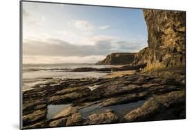 Druidston Haven Beach at Dusk, Pembrokeshire Coast National Park, Wales, United Kingdom, Europe-Ben Pipe-Mounted Photographic Print