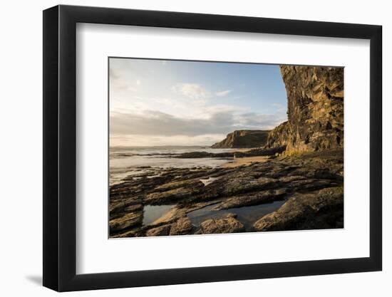 Druidston Haven Beach at Dusk, Pembrokeshire Coast National Park, Wales, United Kingdom, Europe-Ben Pipe-Framed Photographic Print