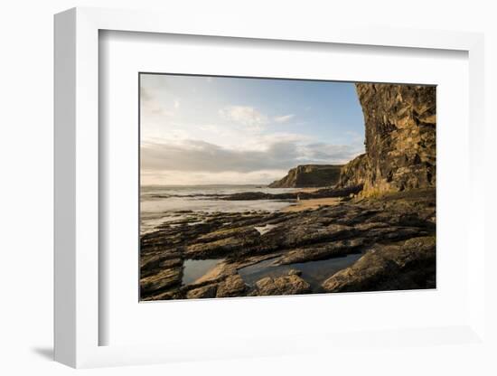 Druidston Haven Beach at Dusk, Pembrokeshire Coast National Park, Wales, United Kingdom, Europe-Ben Pipe-Framed Photographic Print