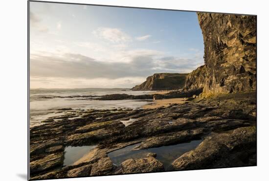 Druidston Haven Beach at Dusk, Pembrokeshire Coast National Park, Wales, United Kingdom, Europe-Ben Pipe-Mounted Photographic Print