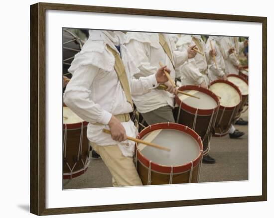 Drum And Fife Parade, Williamsburg, Virginia, USA-Merrill Images-Framed Photographic Print