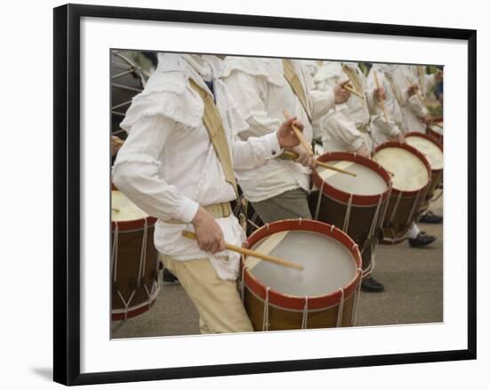 Drum And Fife Parade, Williamsburg, Virginia, USA-Merrill Images-Framed Photographic Print