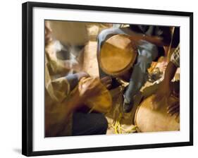 Drum Circle, Garifuna Settlement Day, Hopkins, Stann Creek District, Belize-Merrill Images-Framed Photographic Print