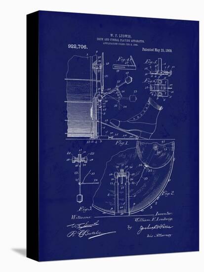 Drum Cymbal Playing Apparatus-Tina Lavoie-Stretched Canvas