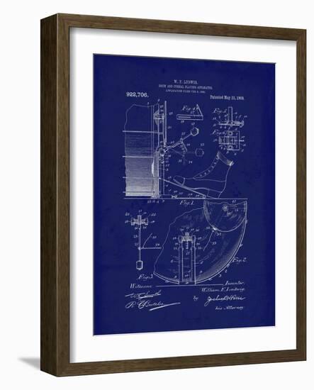 Drum Cymbal Playing Apparatus-Tina Lavoie-Framed Giclee Print