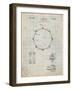 Drum Key Holder Patent-Cole Borders-Framed Art Print