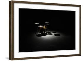 Drum Kit, Elevated View-Thomas Northcut-Framed Photographic Print