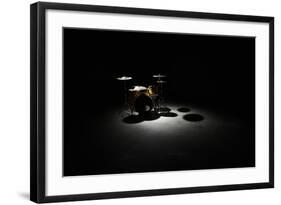 Drum Kit, Elevated View-Thomas Northcut-Framed Photographic Print