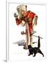 "Drum Major and Black Cat,"May 28, 1938-Samuel Nelson Abbott-Framed Giclee Print