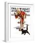 "Drum Major and Black Cat," Saturday Evening Post Cover, May 28, 1938-Samuel Nelson Abbott-Framed Giclee Print