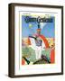 "Drum Major," Country Gentleman Cover, October 1, 1932-Hallman-Framed Giclee Print