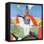 "Drum Major,"October 1, 1932-Hallman-Framed Stretched Canvas