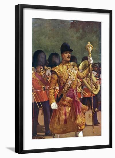 Drum-Major-Christopher Clark-Framed Art Print