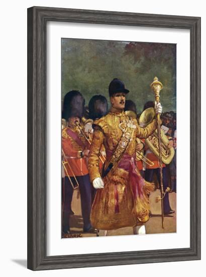 Drum-Major-Christopher Clark-Framed Art Print