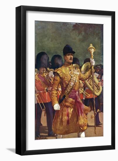 Drum-Major-Christopher Clark-Framed Art Print