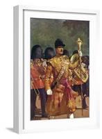 Drum-Major-Christopher Clark-Framed Art Print