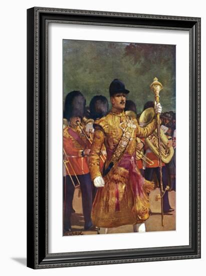 Drum-Major-Christopher Clark-Framed Art Print