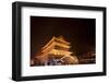 Drum Tower at Night-Paul Souders-Framed Photographic Print