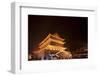 Drum Tower at Night-Paul Souders-Framed Photographic Print