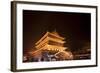 Drum Tower at Night-Paul Souders-Framed Photographic Print