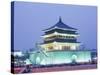 Drum Tower, Xi'An, Shanxi, China, Asia-Charles Bowman-Stretched Canvas