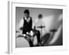 Drummer 1 BW-John Gusky-Framed Photographic Print